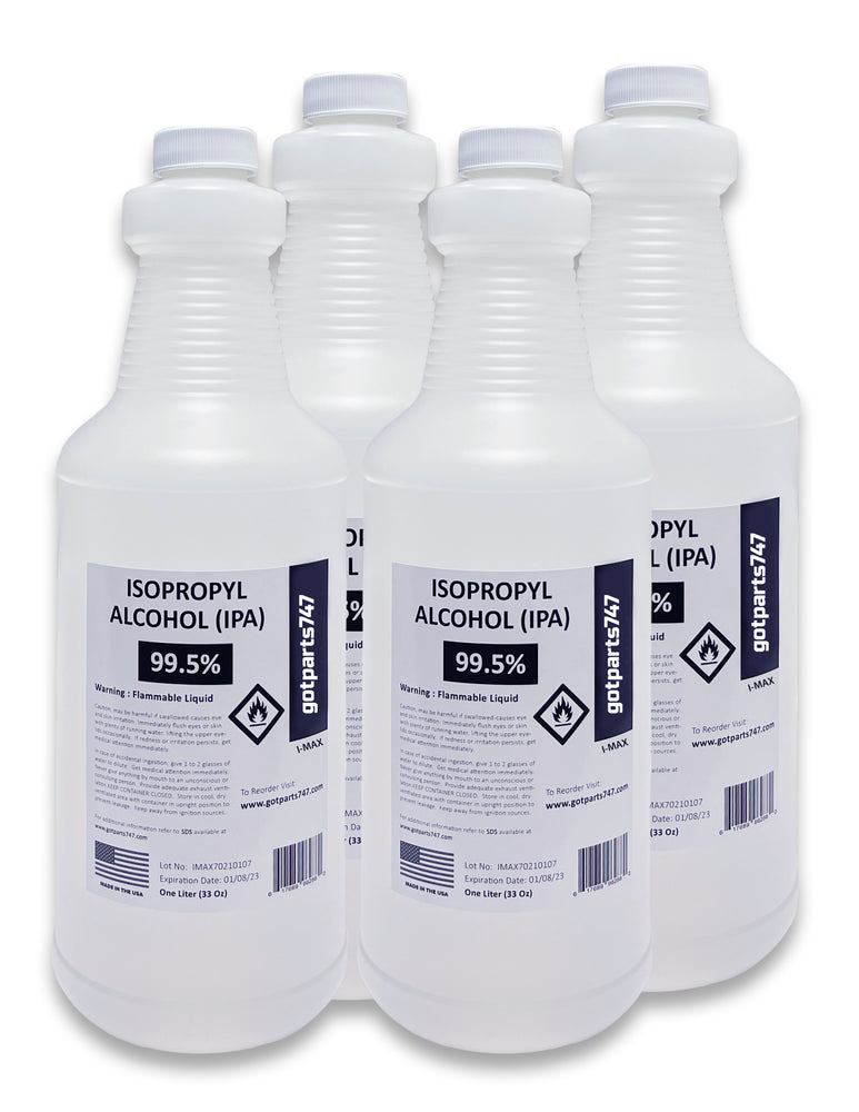 Isopropyl Alcohol 99.5% (4X1 Liter)